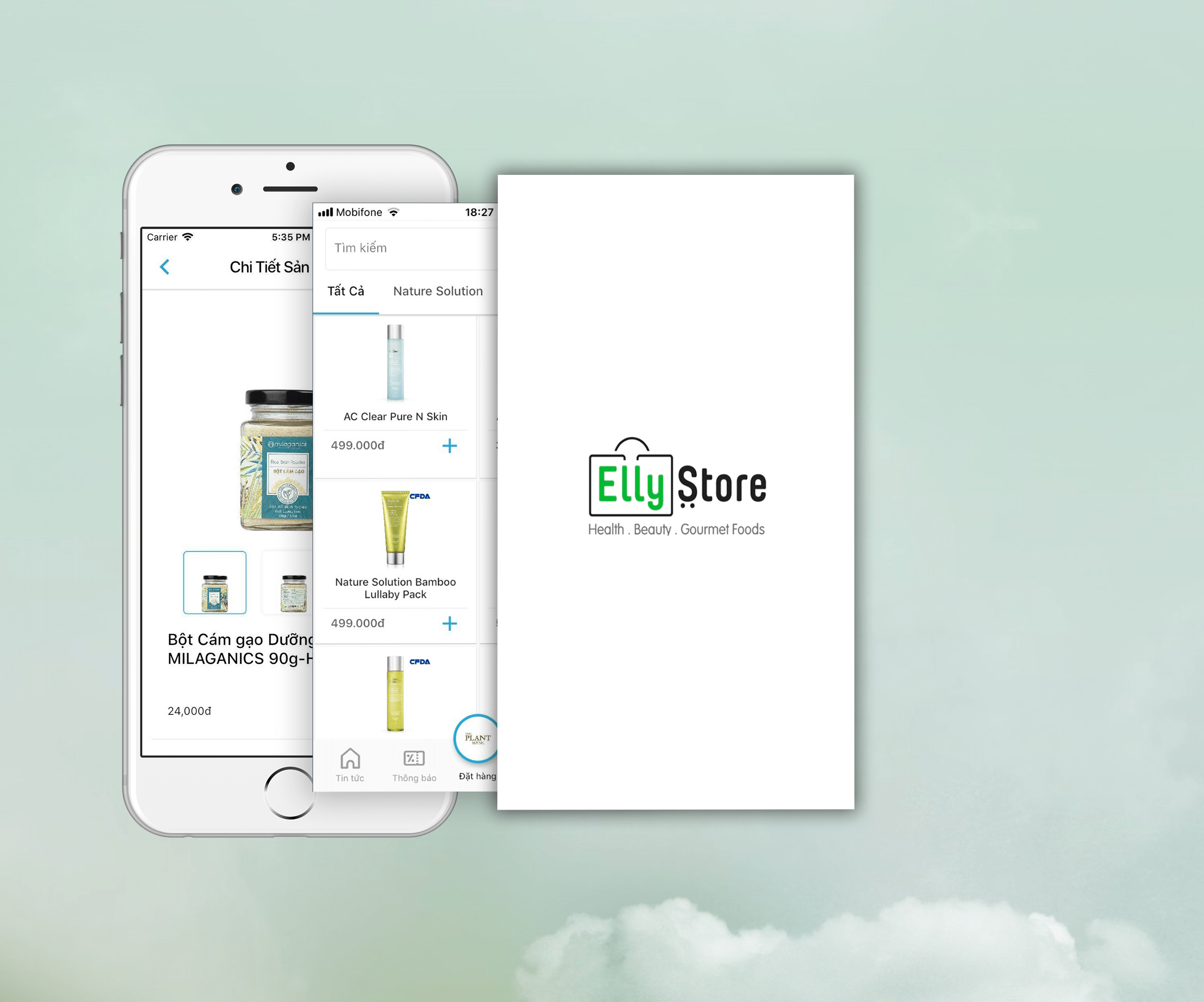 Elly Store 電子商取引プラットフォーム アプリケーション