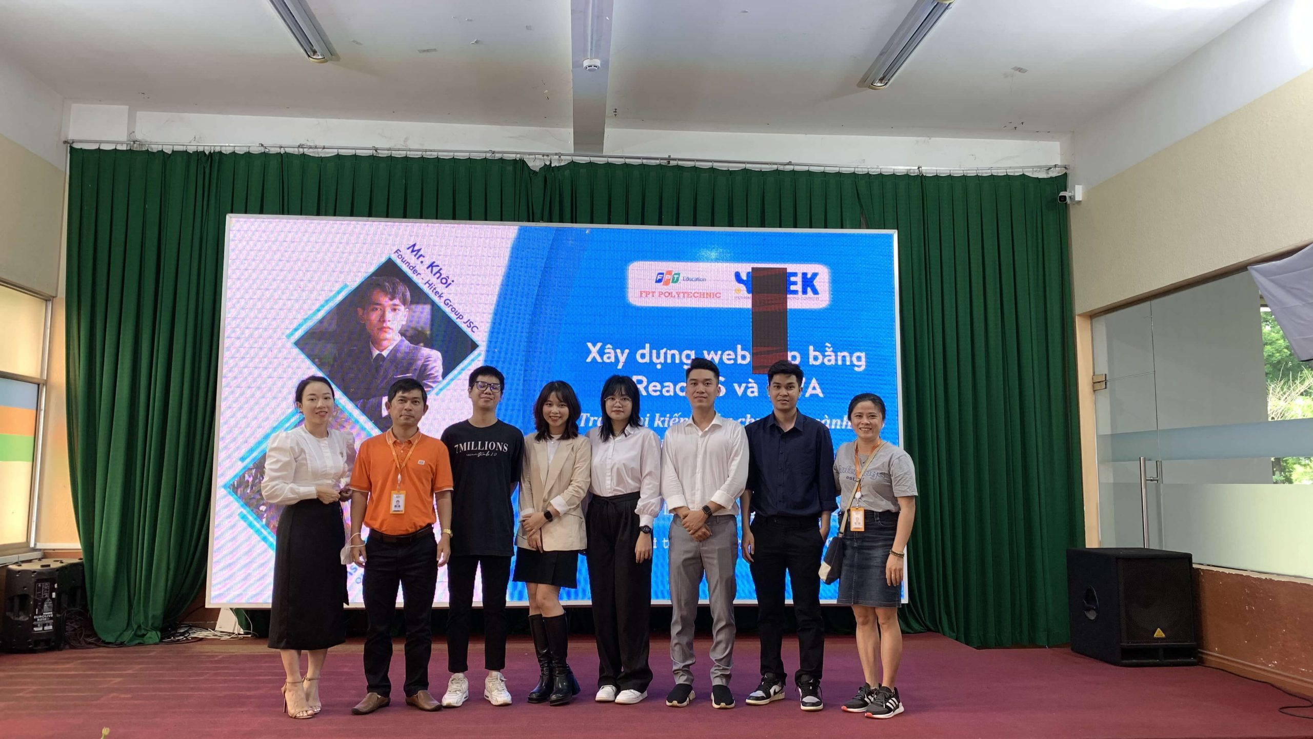 Hitek Technology Group Corporation과 FPT Polytechnic College HCM이 워크숍을 공동 개최했습니다.
