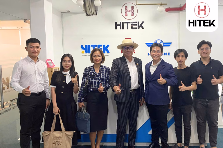 Đại diện Hội doanh nhân trẻ Việt Nam cùng Hitek Software (Hitek Group)