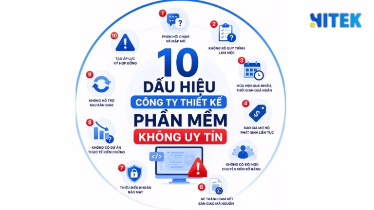 Dấu hiệu công ty thiết kế phần mềm không uy tín